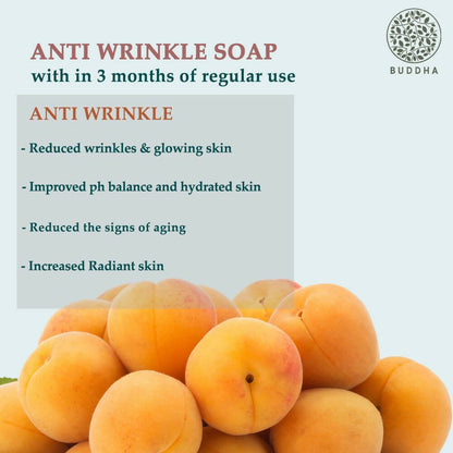 Buddha Natural Anti Wrinkle Soap - Anti Ageing to Reduce Wrinkles, Fine Lines