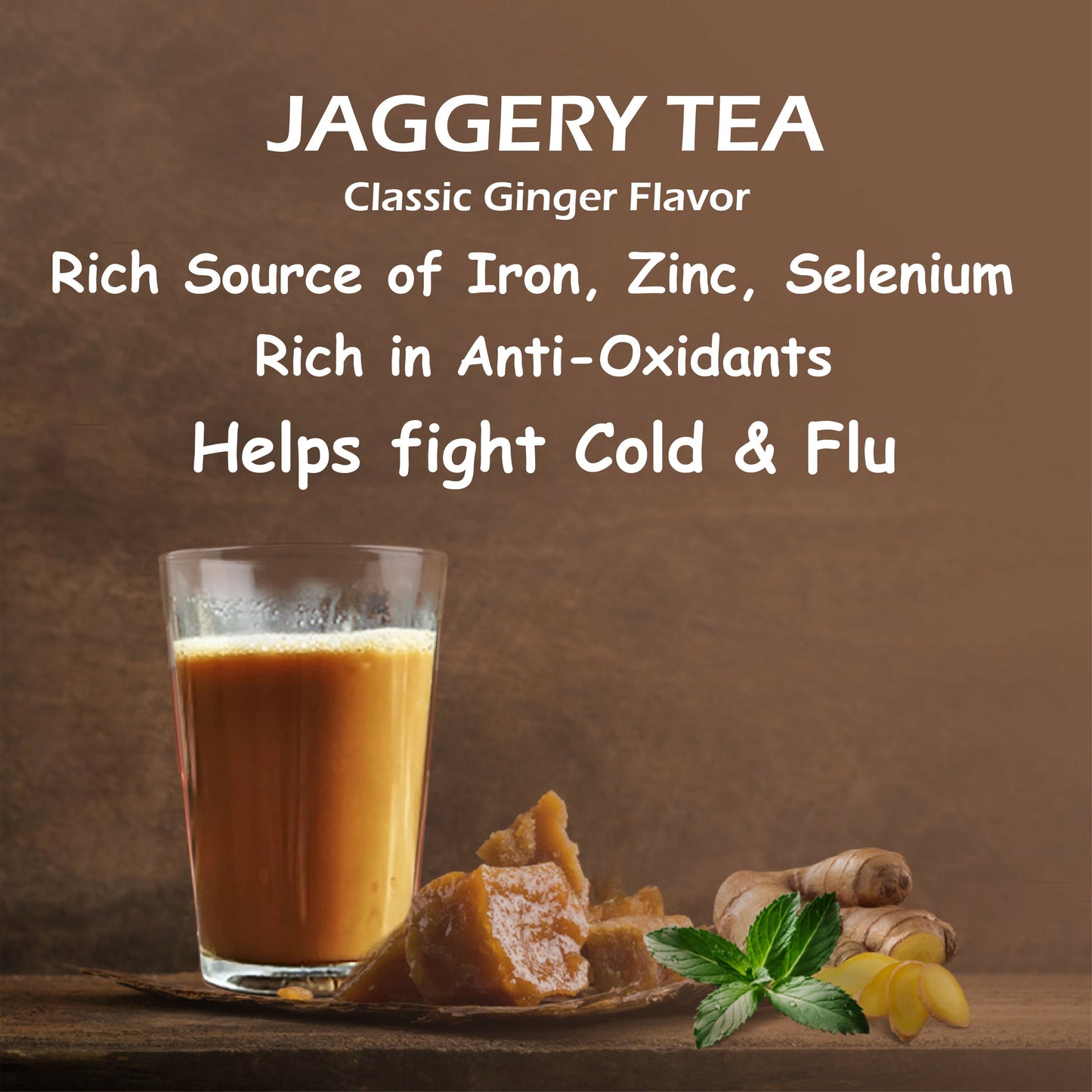 Naivedyam Classic Ginger Flavour Jaggery Tea