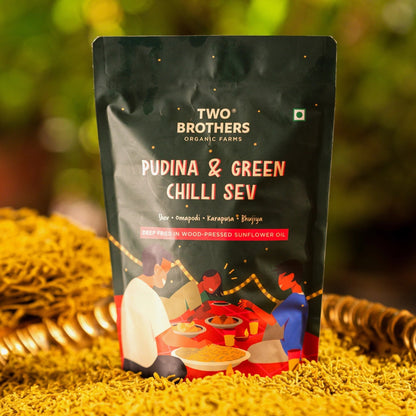 Two Brothers Organic Farms Pudina & Green Chilly Sev