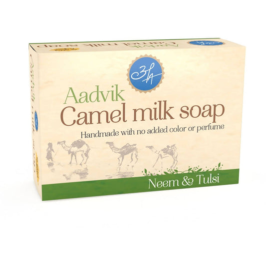 Aadvik Camel Milk Soap With Neem & Tulsi