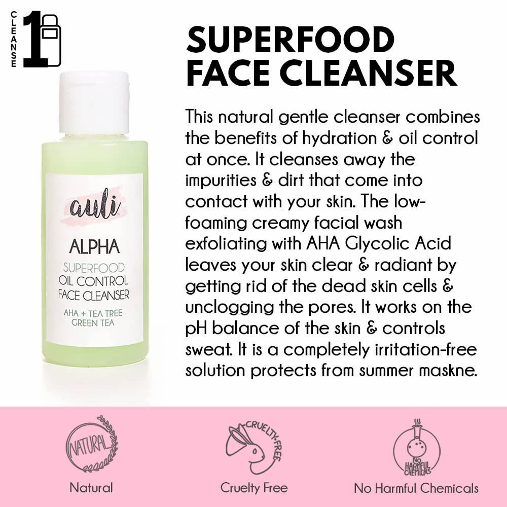 Auli Alpha Super Food Oil Control Face Cleanser