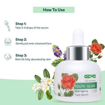 OZiva Youth Elixir Anti-Ageing Face Serum