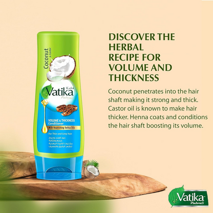 Dabur Vatika Naturals Volume and Thickness Conditioner