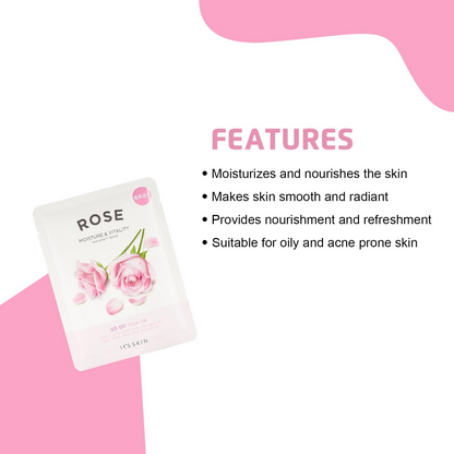 It's Skin The Fresh Rose Mask Sheet