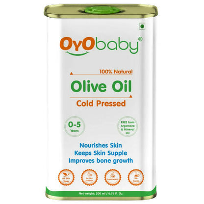 Oyo Baby Natural Olive Oil - Cold Pressed -  USA, Australia, Canada 