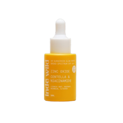 Inde Wild AM Sunscreen Glow Drops SPF 50+