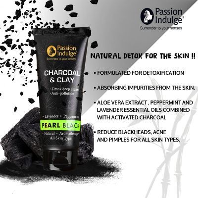 Passion Indulge Pearl Black Charcoal & Clay Cleanser