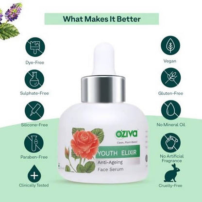 OZiva Youth Elixir Anti-Ageing Face Serum