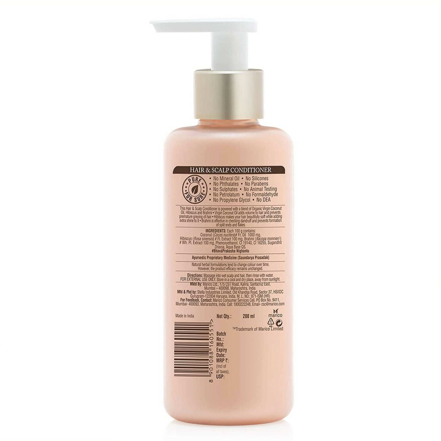 Coco Soul Hair & Scalp Conditioner with Coconut, Hibiscus & Brahmi