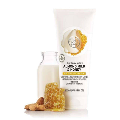 The Body Shop Almond Milk & Honey Soothing & Restoring Body Lotion
