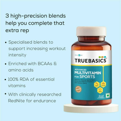 TrueBasics Advanced Multivitamin For Sports