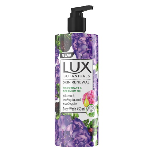 Lux Botanicals Skin Renewal Body Wash with Fig Extract & Geranium Oil - usa canada australia