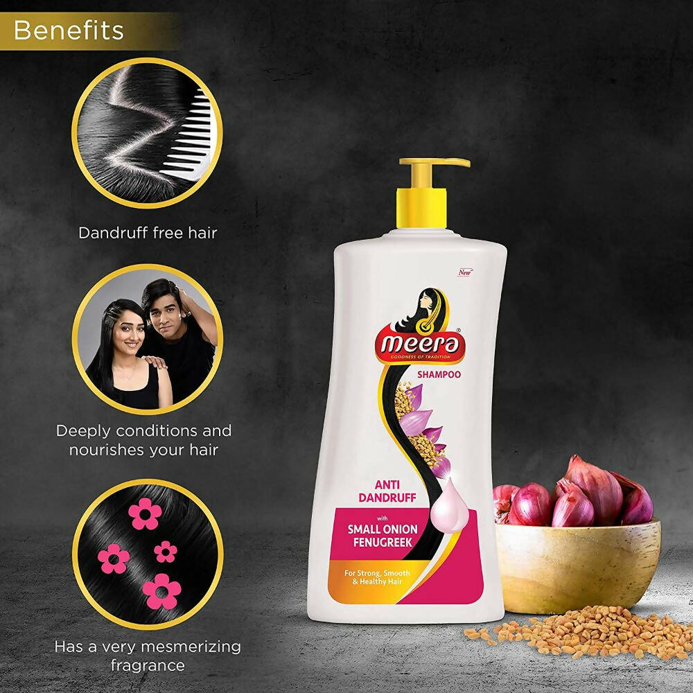 Meera Anti Dandruff Shampoo with Small Onion & Fenugreek