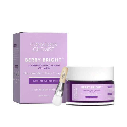 Conscious Chemist Berry Bright Soothing & Calming Gel Mask - usa canada australia