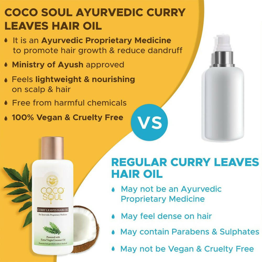 Coco Soul Curry Leaves Hair Oil