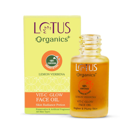 Lotus Organics+ Vit-C Glow Face Oil - Lemon Verbena