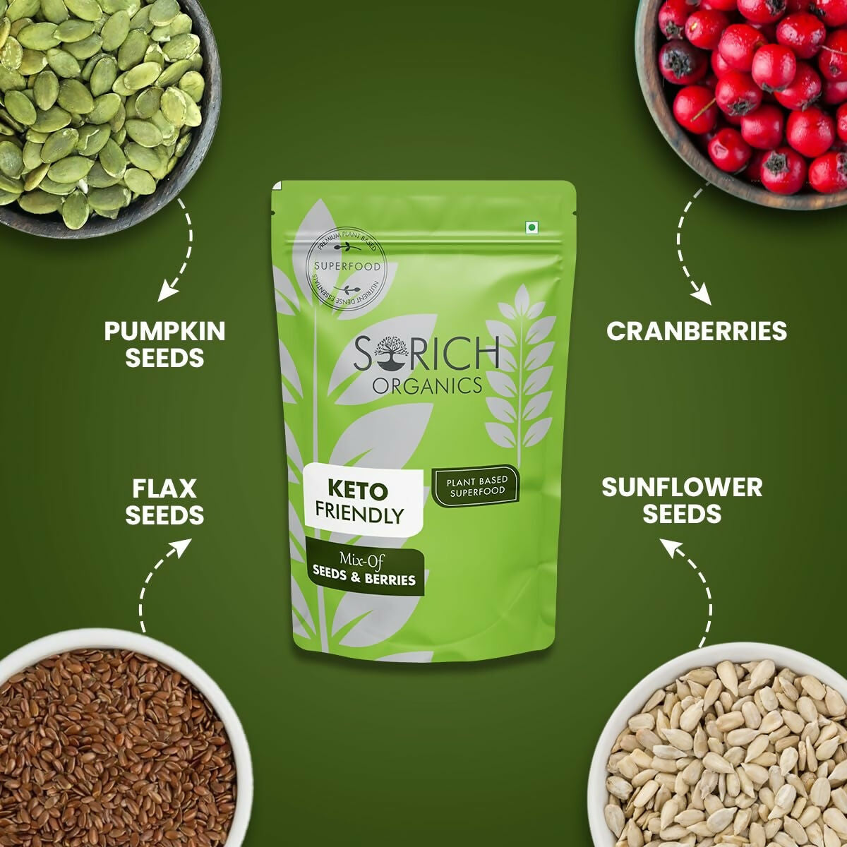 Sorich Organics Keto Mix Seeds and Berries