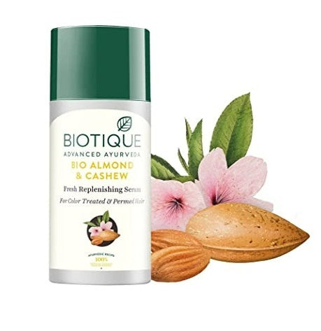 Biotique Advanced Ayurveda Bio Almond and Cashew Fresh Replenishing Hair Serum