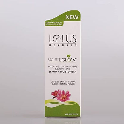 Lotus Herbals Whiteglow Intensive Skin Serum + Moisturiser