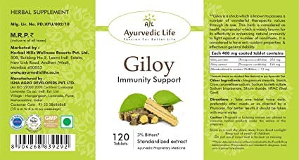 Ayurvedic Life Giloy Immunity Support Tablets