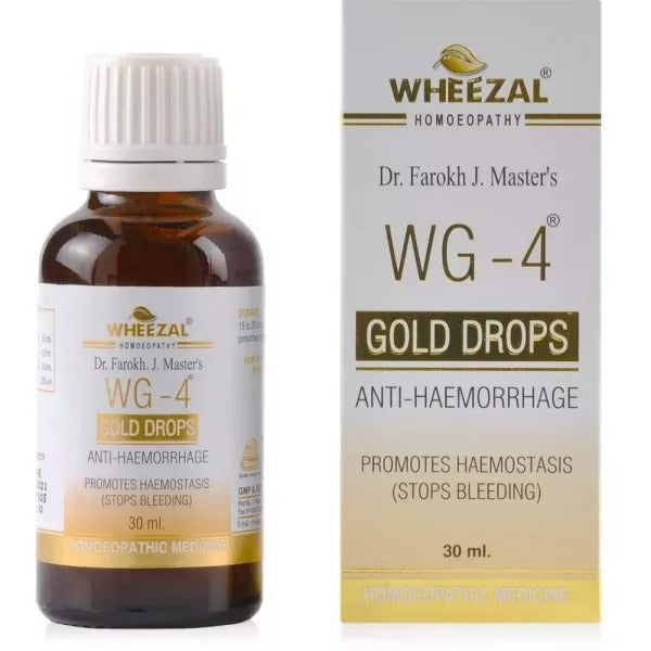 Wheezal Homeopathy WG-4 Gold Drops - BUDEN