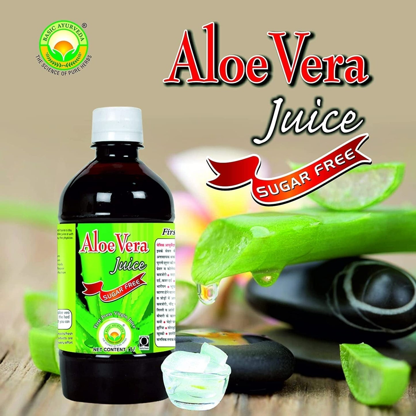 Basic Ayurveda Aloe Vera Juice With Fiber