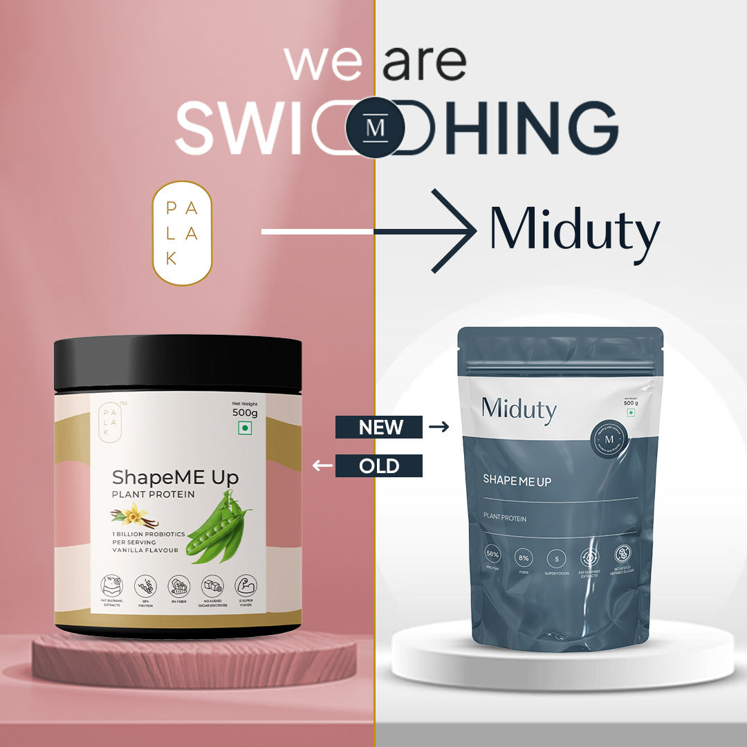 Miduty by Palak Notes Shapeme Up Plant Protein Powder