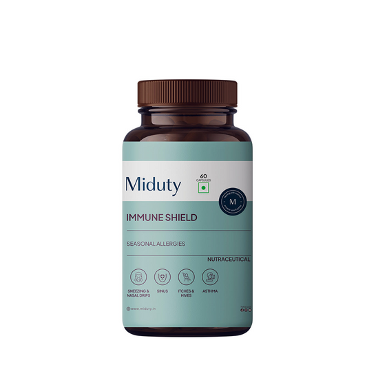Miduty by Palak Notes Immune Shield Seasonal Allergies Capsules -  usa australia canada 