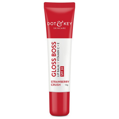 Dot & Key Gloss Boss Strawberry Red Lip Balm - BUDNE
