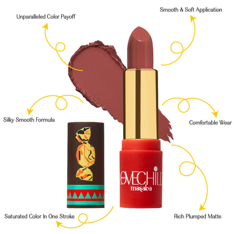 LoveChild By Masaba Gupta Luxe Matte Lipstick - 04 Caramel