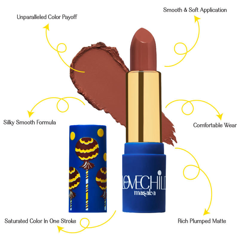 LoveChild By Masaba Gupta Luxe Matte Lipstick - 08 Hey Sugar