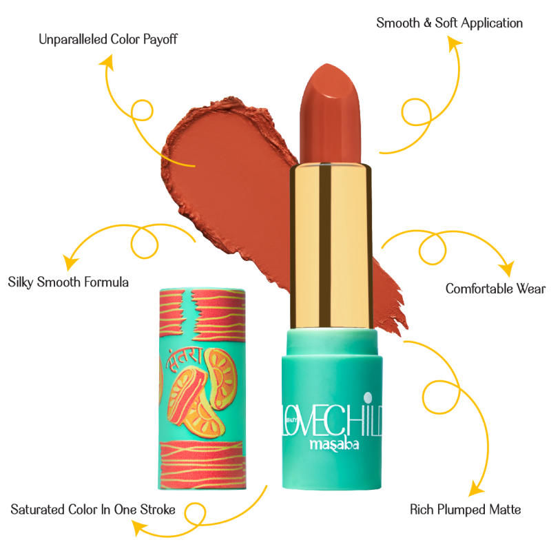 LoveChild By Masaba Gupta Luxe Matte Lipstick - 09 Sour-Casm