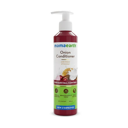 Mamaearth Onion Shampoo & Onion Conditioner For Hair Fall Control