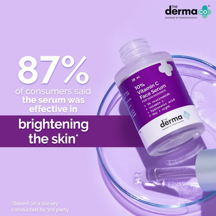 The Derma Co 10% Vitamin C Face Serum For Skin Radiance