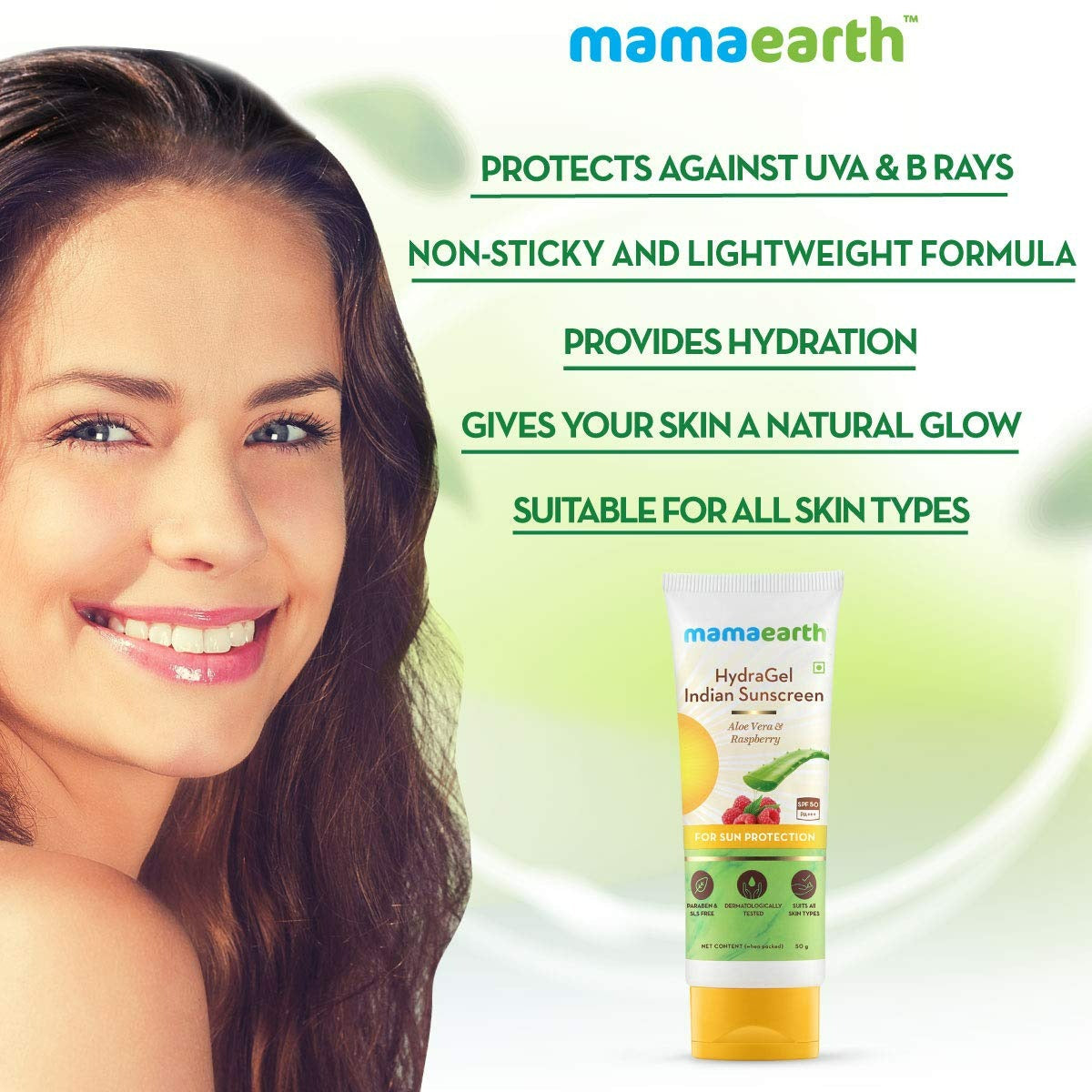 Mamaearth HydraGel Indian Sunscreen For Sun Protection