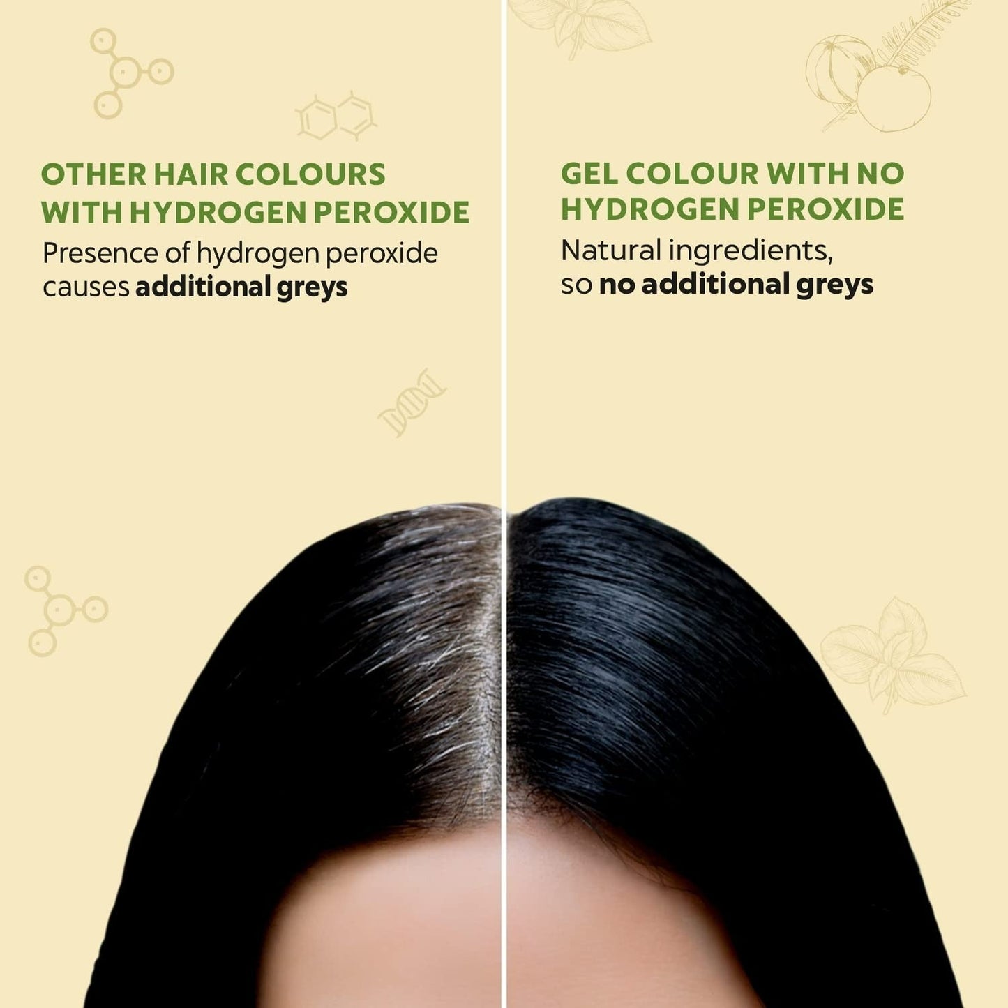 Indus Valley Damage-Free Gel Hair Color-Black