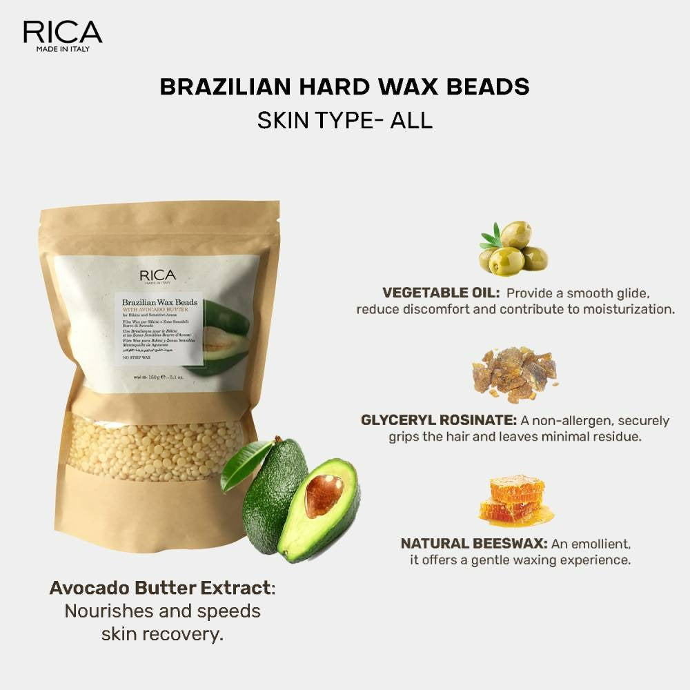 Rica Brazilian Wax Beads With Avocado Butter & Natural Beeswax
