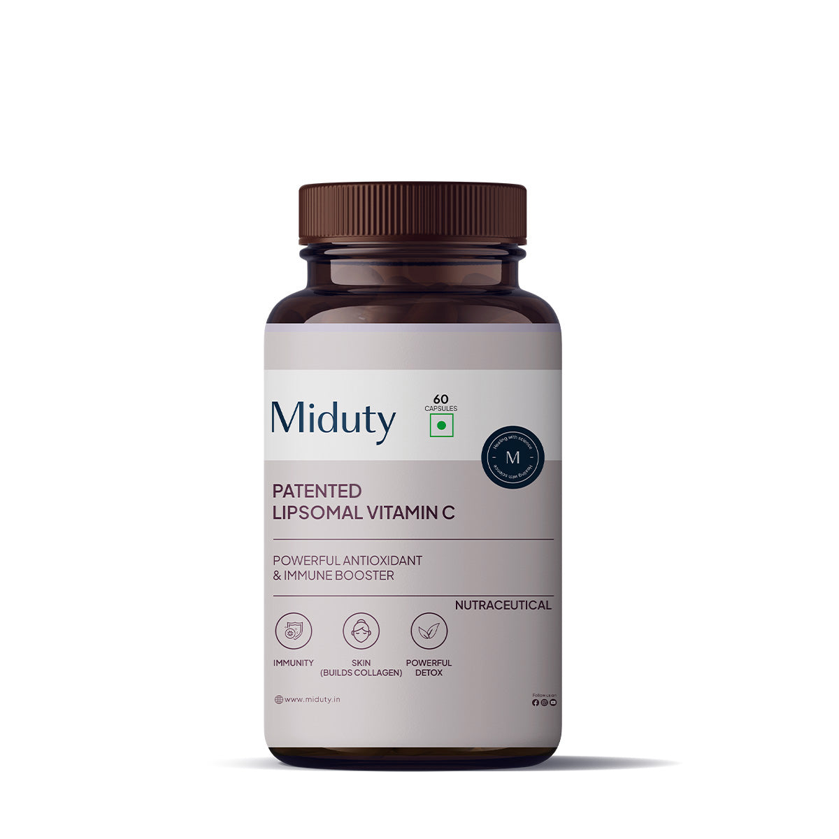 Miduty by Palak Notes Patented Liposomal Vitamin C Capsules - usa canada australia