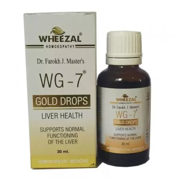 Wheezal Homeopathy WG-7 Gold Drops - BUDEN