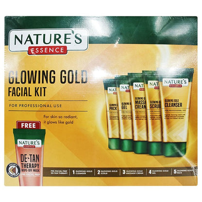 Nature's Essence Glowing Gold Facial Kit