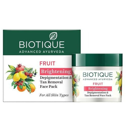Biotique Bio Fruit Whitening & Depigmentation & Tan Removal Face Pack