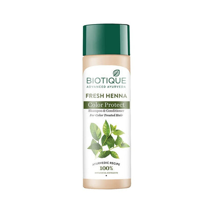 Biotique Bio Henna Leaf Fresh Texture Shampoo and Conditioner