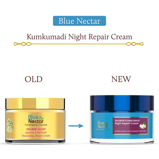 Blue Nectar Shubhr Night Jasmine & Pachouli Hydrating Nourishing Repair Cream for Women