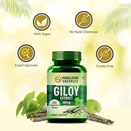 Himalayan Organics Giloy Extract 500 mg Tablets