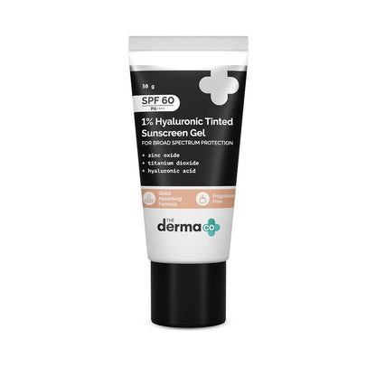 The Derma Co 1% Hyaluronic Tinted Sunscreen Gel - buy in USA, Australia, Canada