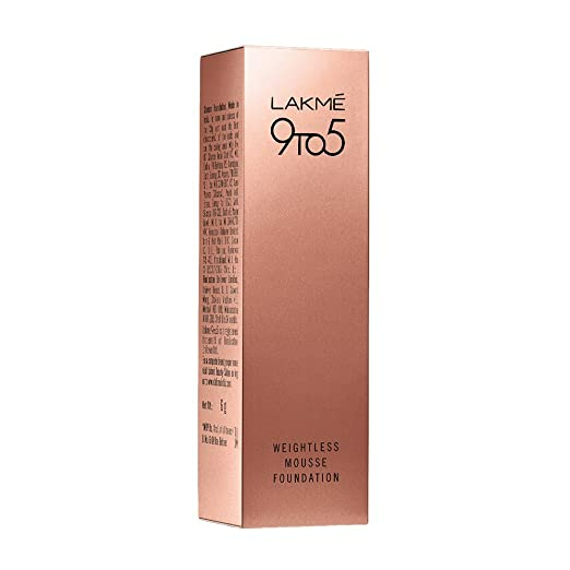 Lakme 9 To 5 Weightless Mousse Foundation - Beige Vanilla