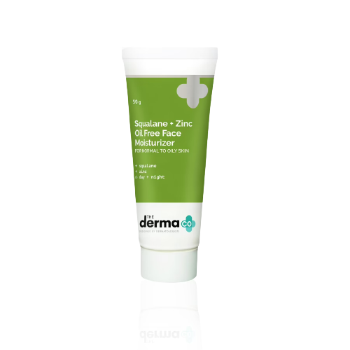 The Derma Co Squalene + Zinc Oil-Free Moisturizer for Normal to Oily Skin