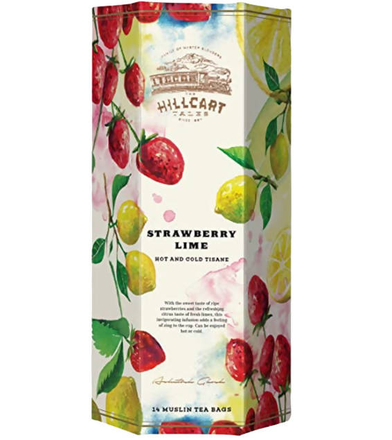 The Hillcart Tales Strawberry Lime Hot And Cold Tisane Tea Bags - buy in USA, Australia, Canada