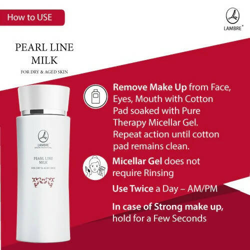 Lambre Pearl Line Cleansing Milk For Dry & Aged Skin