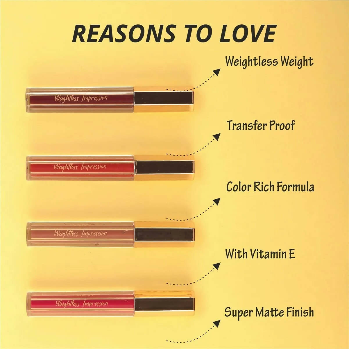 FLiCKA Weightless Impression 06 June - Brown Matte Finish Liquid Lipstick